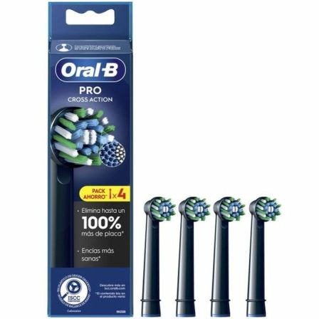 Cabezal De Recambio Para Cepillo Oral-B Pro Cross Action/ Pack 4 Uds