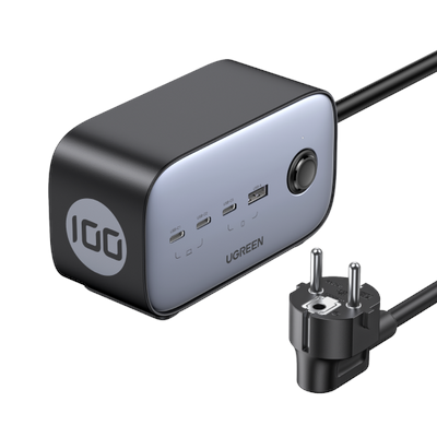 Ugreen Diginest Pro 1 Salidas Ac Tipo C 1,8 M 4 3680 W Negro