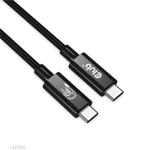 CABLE USB4 CLUB 3D CERTIFICADO TYPE-C 4K60HZ DATA 20GBPS PD 240W(48V/5A) EPR M/M 2M