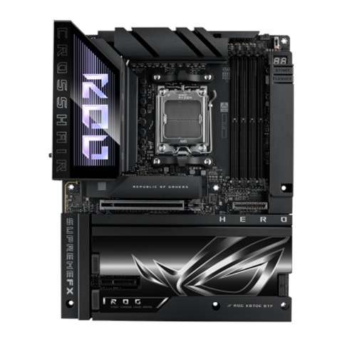 Asus Rog Crosshair X870e Hero Btf Amd X870e Zócalo Am5 Atx