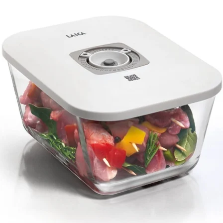 Recipiente De Cristal Laica Vt33070/ Con Funcion Al Vacio/ Capacidad 2.7L