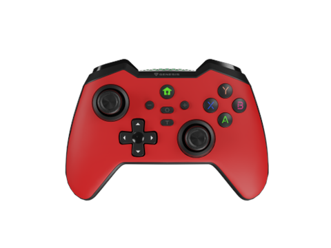 Genesis Mangan 400 Rojo Bluetooth Gamepad Analógico/Digital Android, Mac, Nintendo Switch, Pc, Ios