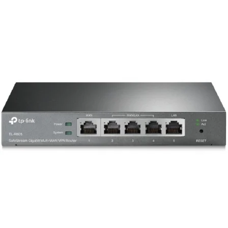 Router Vpn Safestream Gigabit Tp-Link Omada Tl-R605/ 5 Puertos Multi-Wan