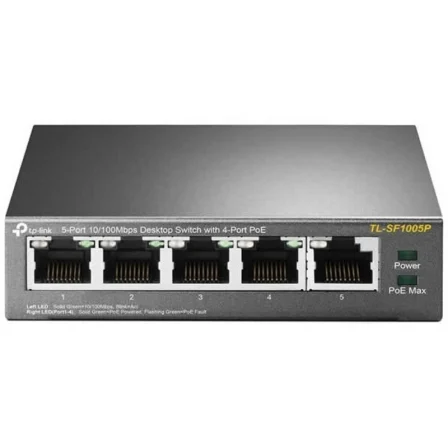 Switch Tp-Link Tl-Sf1005p 5 Puertos/ Rj-45 10/100 Poe