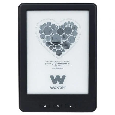 Libro Electrónico Ebook Woxter Scriba Paperlight Tp/ 6" Tactil Retroiluminado Tinta Electrónica/ Negro