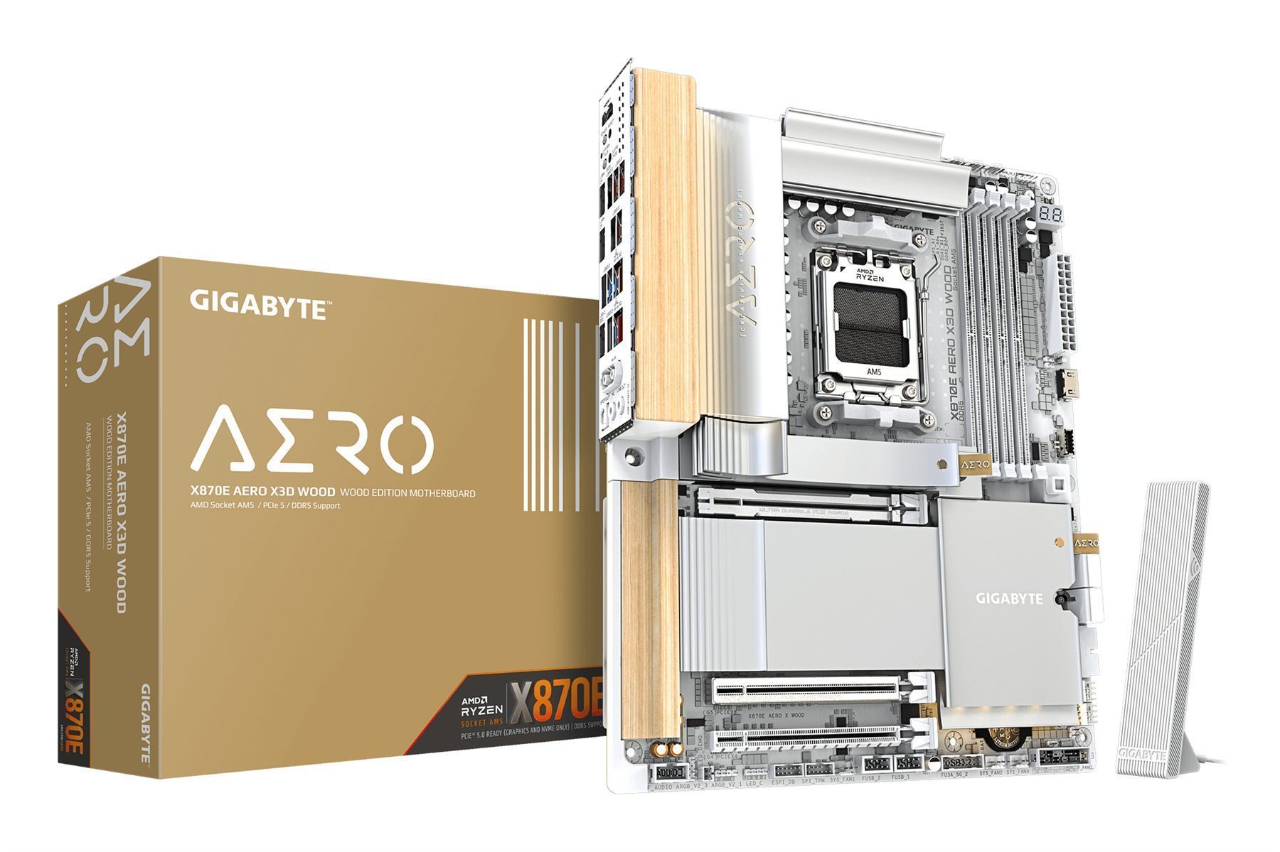 Gigabyte X870E AERO X WOOD