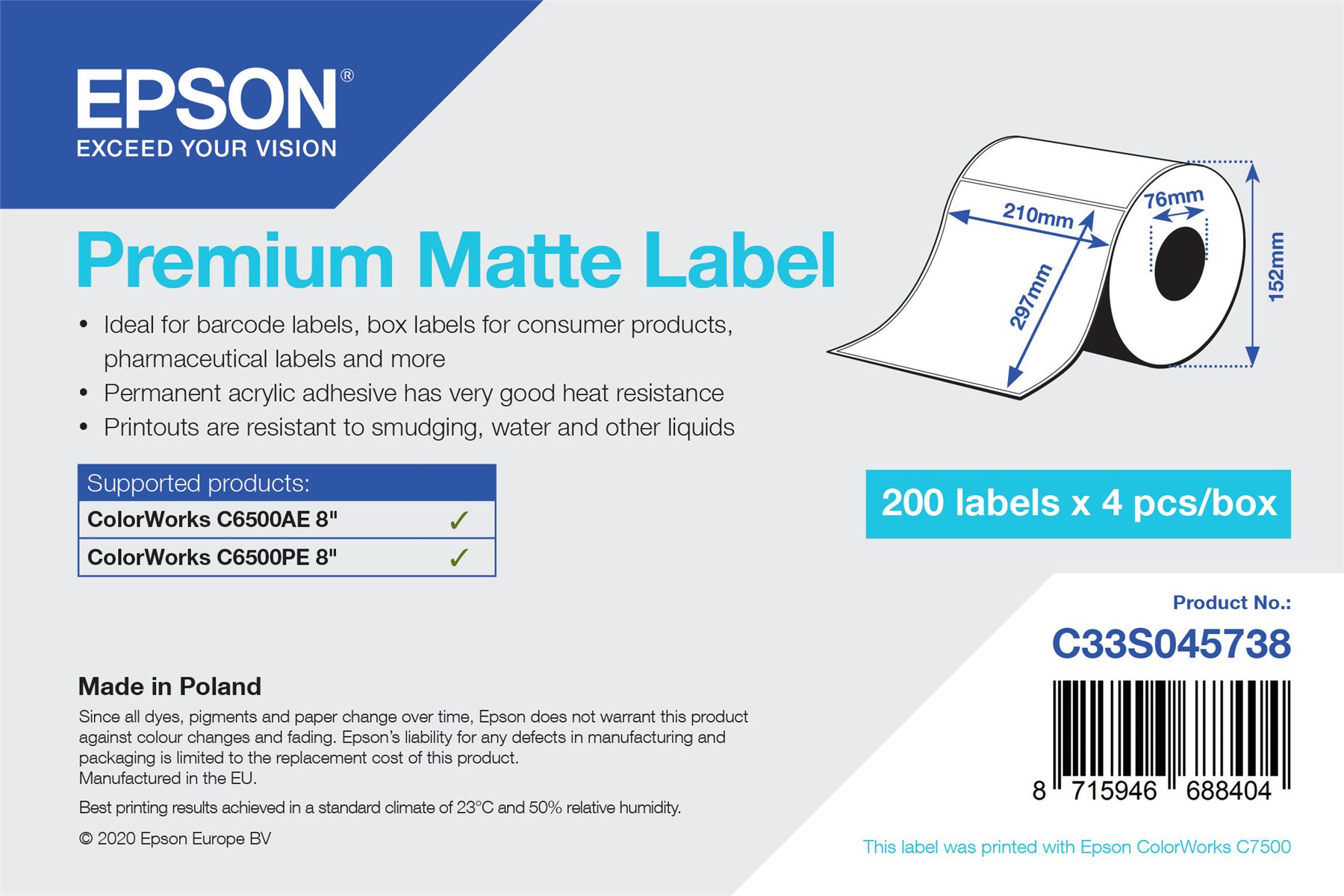 Epson C33S045738
