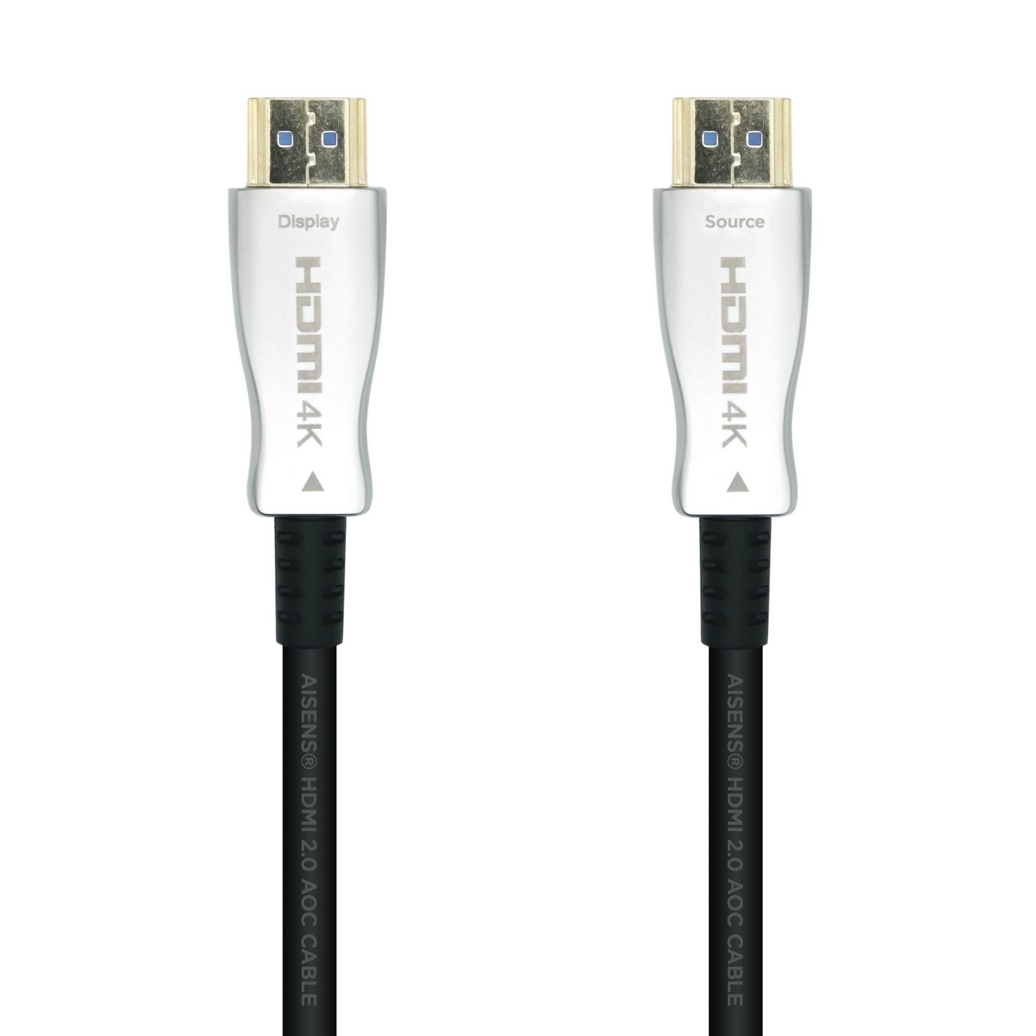 Cable HDMI 2.0 Aoc 4K Aisens A148-0377/ HDMI Macho - HDMI Macho/ 15M/ Negro