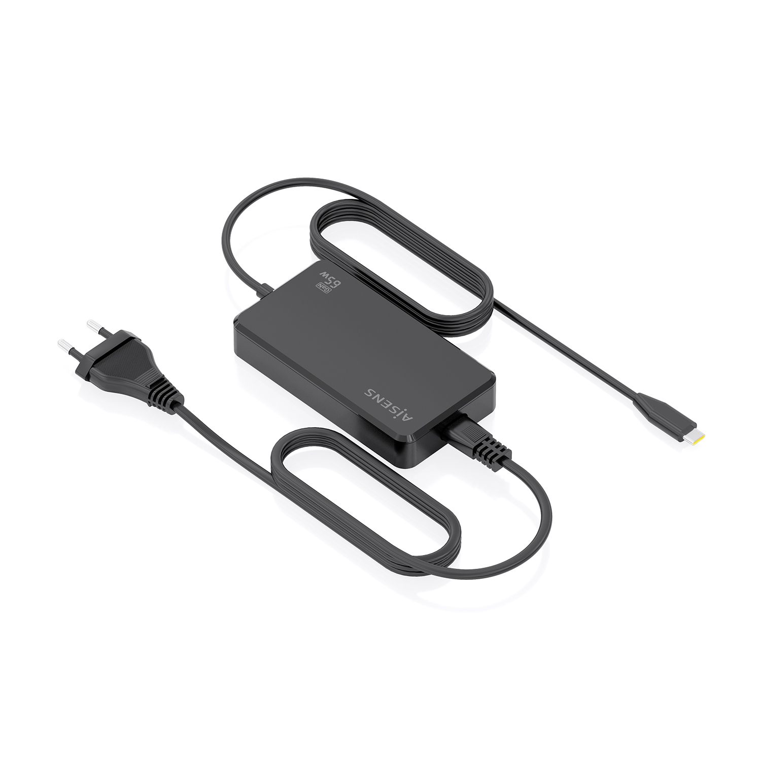 Cargador Sobremesa Gan Aisens Asch-1Pd65d068-Bk/ 1Xusb Tipo-C/ 65 W