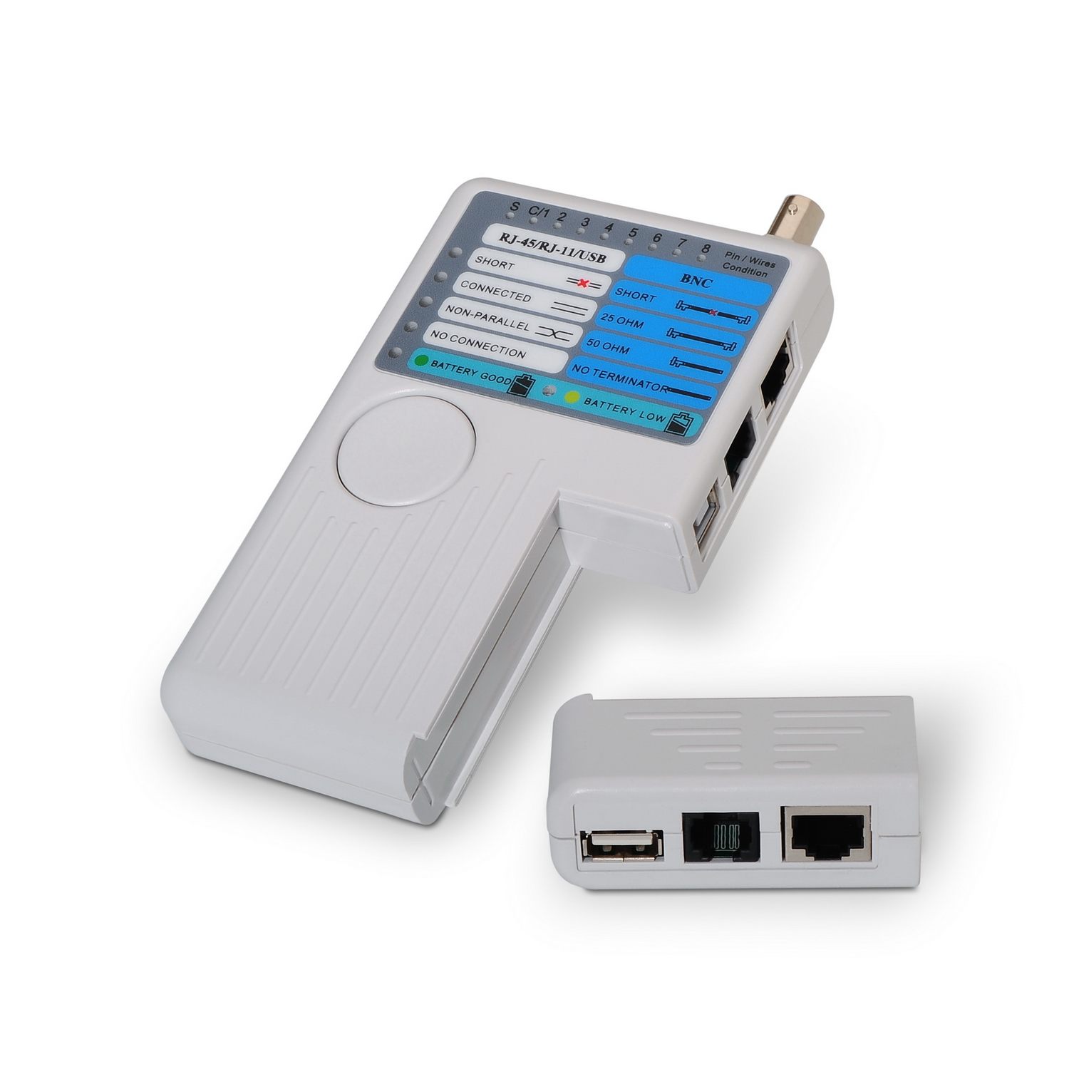Tester Aisens A142-0313 Para Rj11-Rj12-Rj45/ USB/ Coaxial