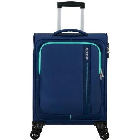Maleta De Cabina American Tourister Sea Seeker Spinner 55Cm/ 55X40x20cm/ 4 Ruedas/ Marino Combate
