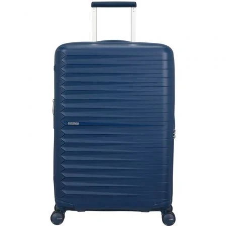 Maleta Mediana American Tourister Fastforward Spinner Expansible 68Cm/ 68X46x30cm/ 4 Ruedas/ Azul Marino