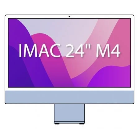 Apple iMac 24" Retina 4,5K / M4 10-Core CPU/ 16 GB/ 256 GB SSD/ 10-Core GPU/ Azul