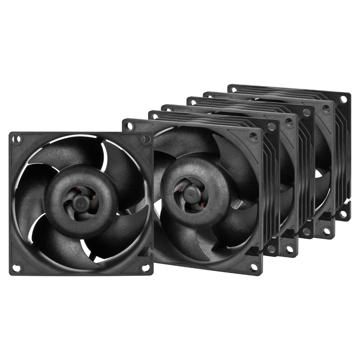 Pack De 4 Ventiladores Arctic S8038-7K/ 8 Cm