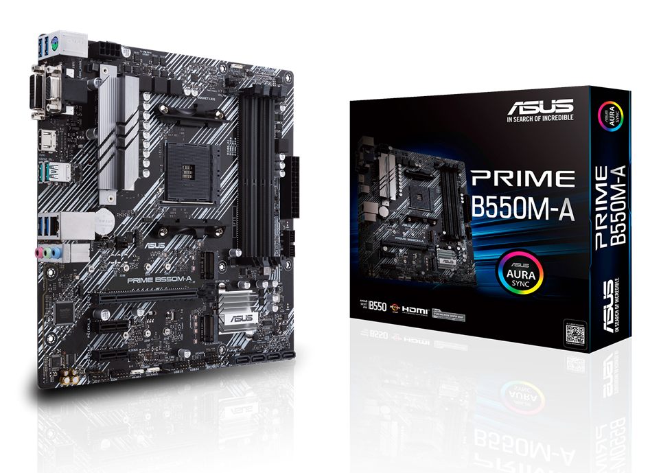 Placa Base Asus Prime B550m-A Socket Am4/ Micro Atx