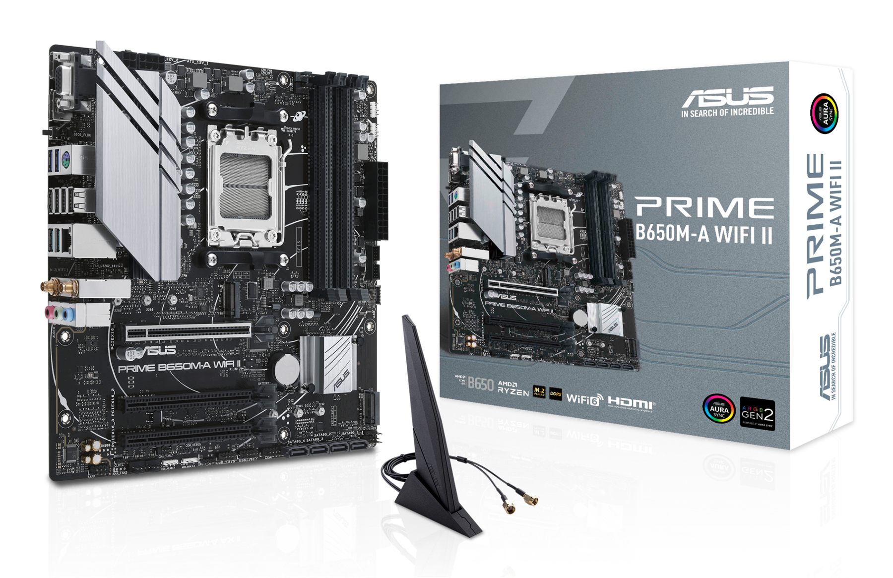 Placa Base Asus Prime B650m-A Wifi Ii Socket Am5/ DDR5/ PCIe 5.0/ Micro Atx