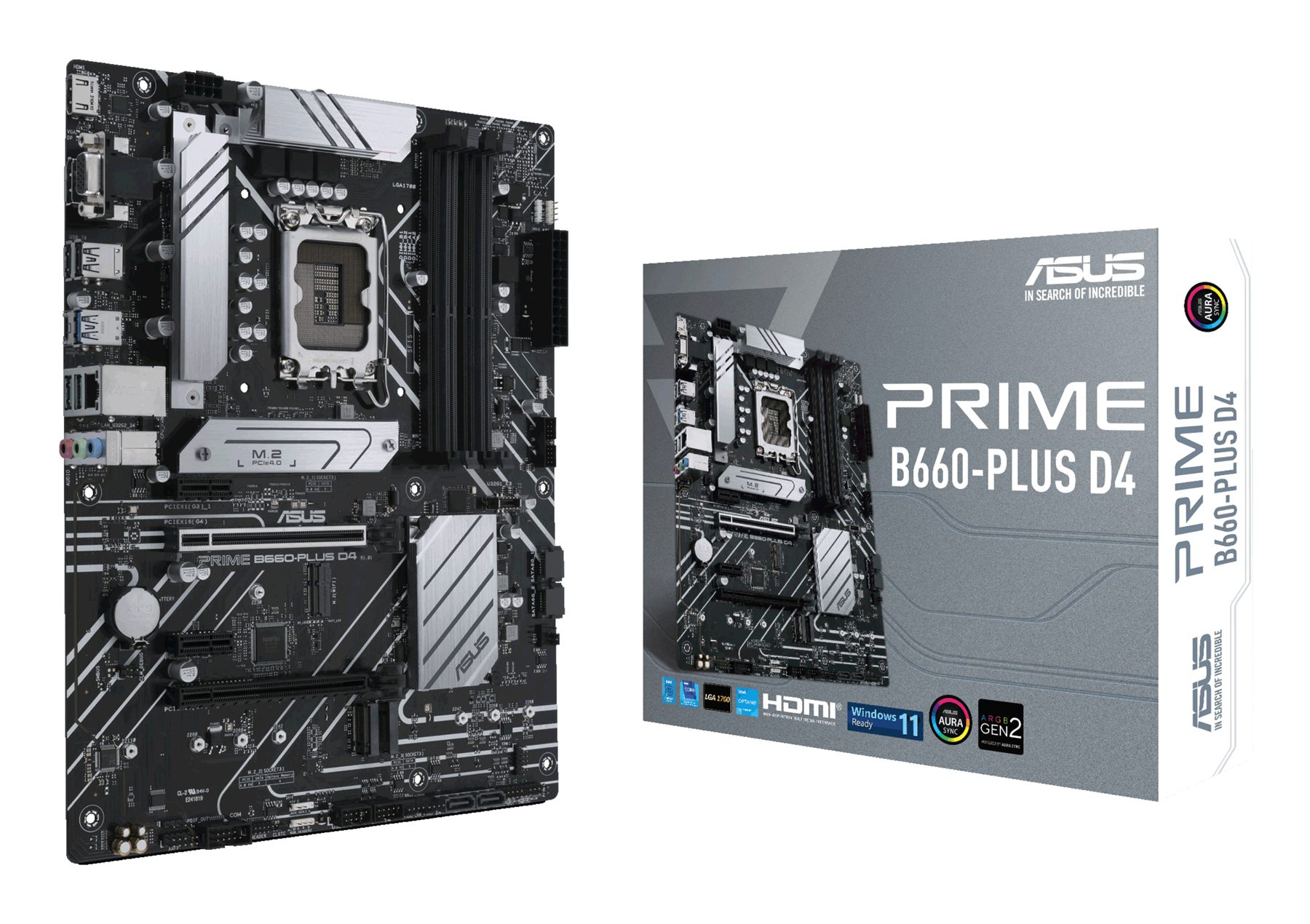 Placa Base Asus Prime B660-Plus D4 Socket 1700/ DDR4/ PCIe 4.0