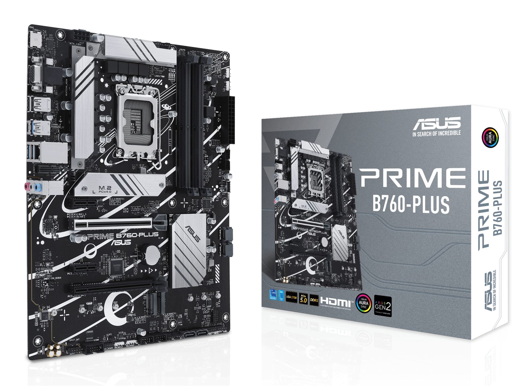Placa Base Asus Prime B760-Plus Socket 1700/ DDR5/ PCIe 5.0