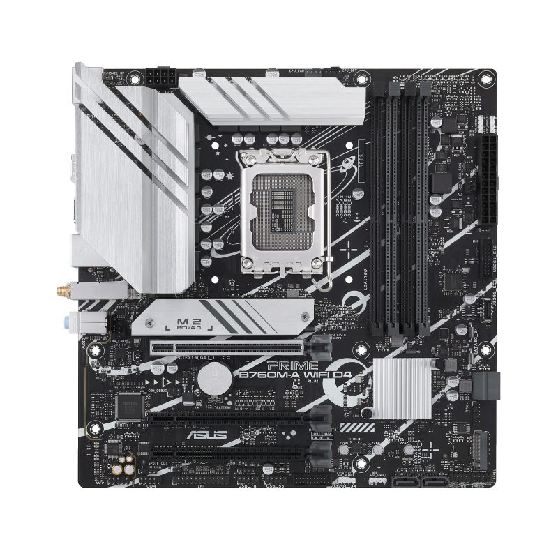 Placa Base Asus Prime B760m-A Wifi D4 Socket 1700/ DDR4/ PCIe 4.0/ Micro Atx