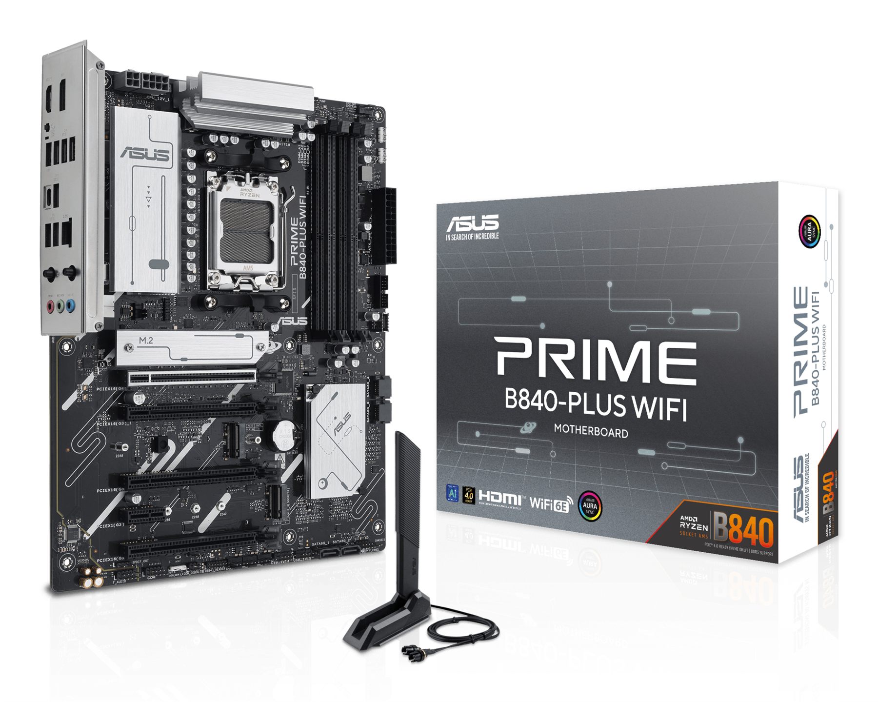 Placa Base Asus Prime B840-Plus Wifi Socket Am5/ DDR5/ PCIe 4.0