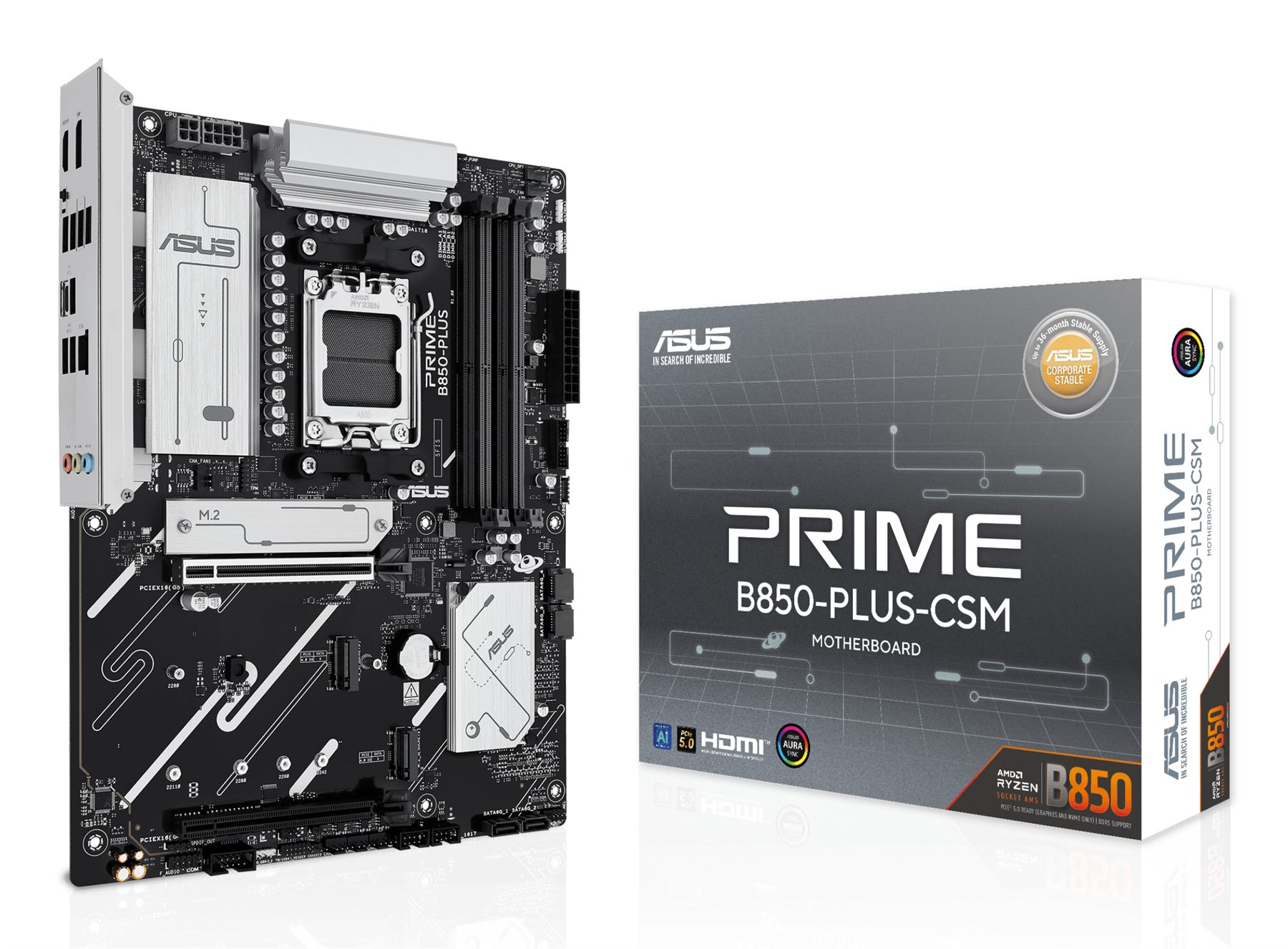 Placa Base Asus Prime B850-Plus-Csm Socket Am5/ DDR5/ PCIe 5.0