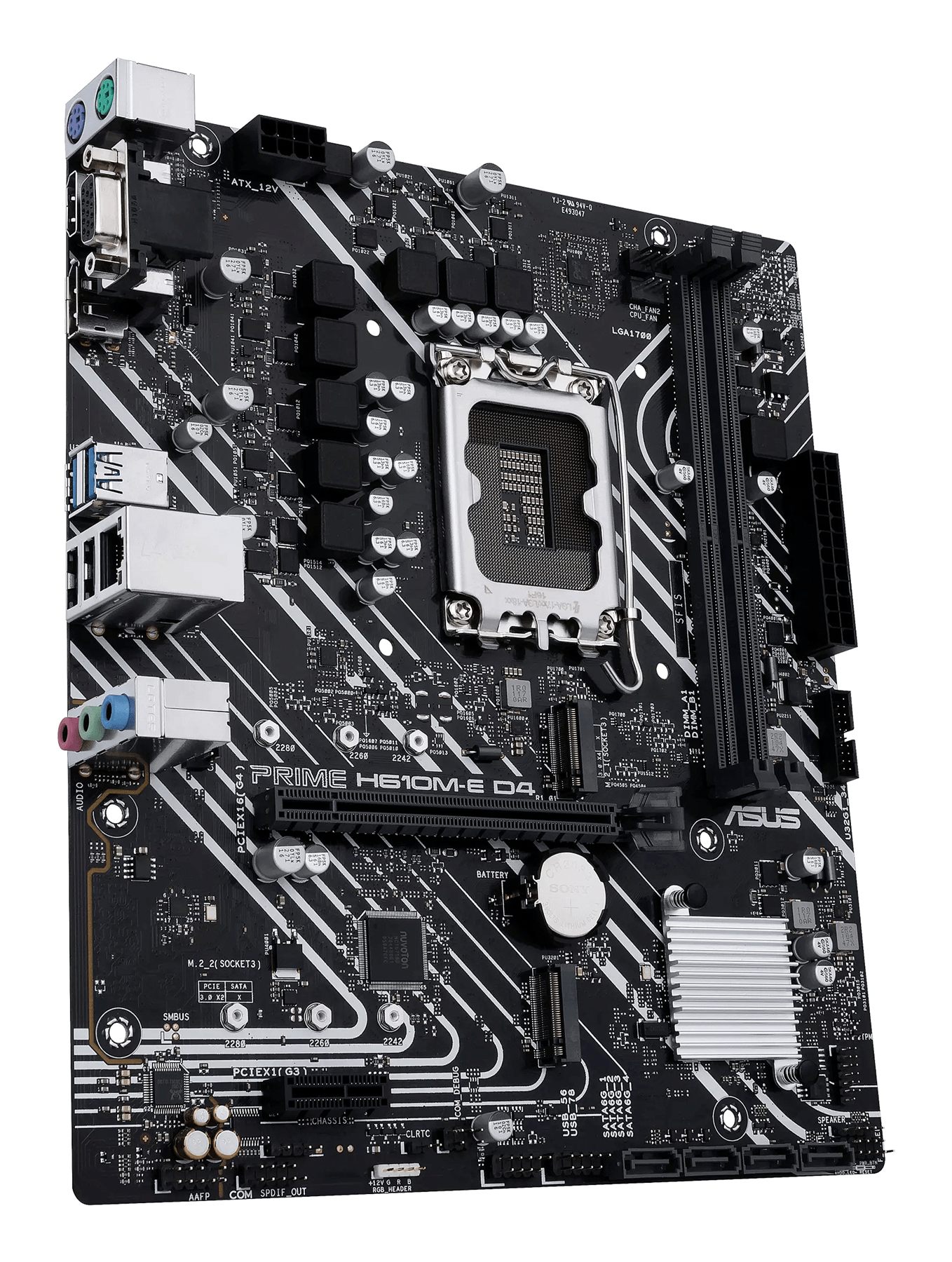 Placa Base Asus Prime H610m-E D4-Csm/ Socket 1700/ DDR4/ PCIe 4.0/ Micro Atx