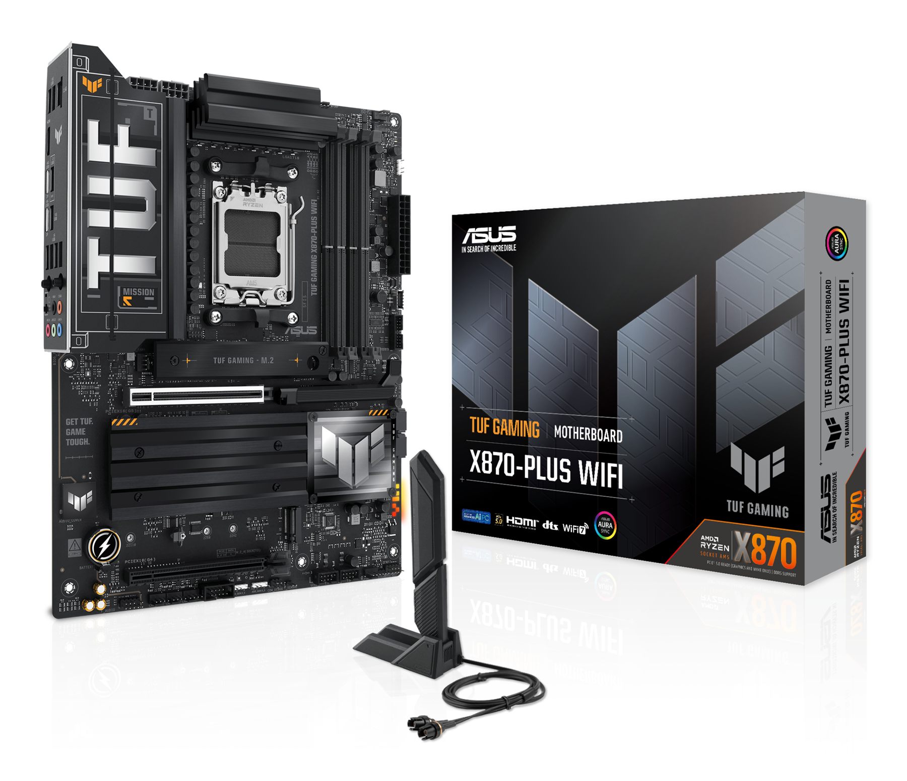 Placa Base Asus Tuf Gaming X870-Plus Wifi/ Socket Am5/ DDR5/ PCIe 5.0