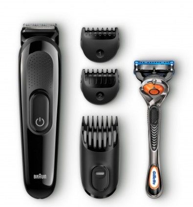 Cortapelos Braun Sk3000/ Con Batería/ 4 Accesorios