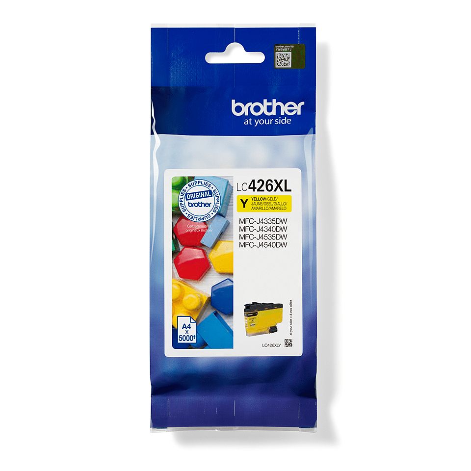 Cartucho De Tinta Original Brother Lc-426 Xl Alta Capacidad/ Amarillo
