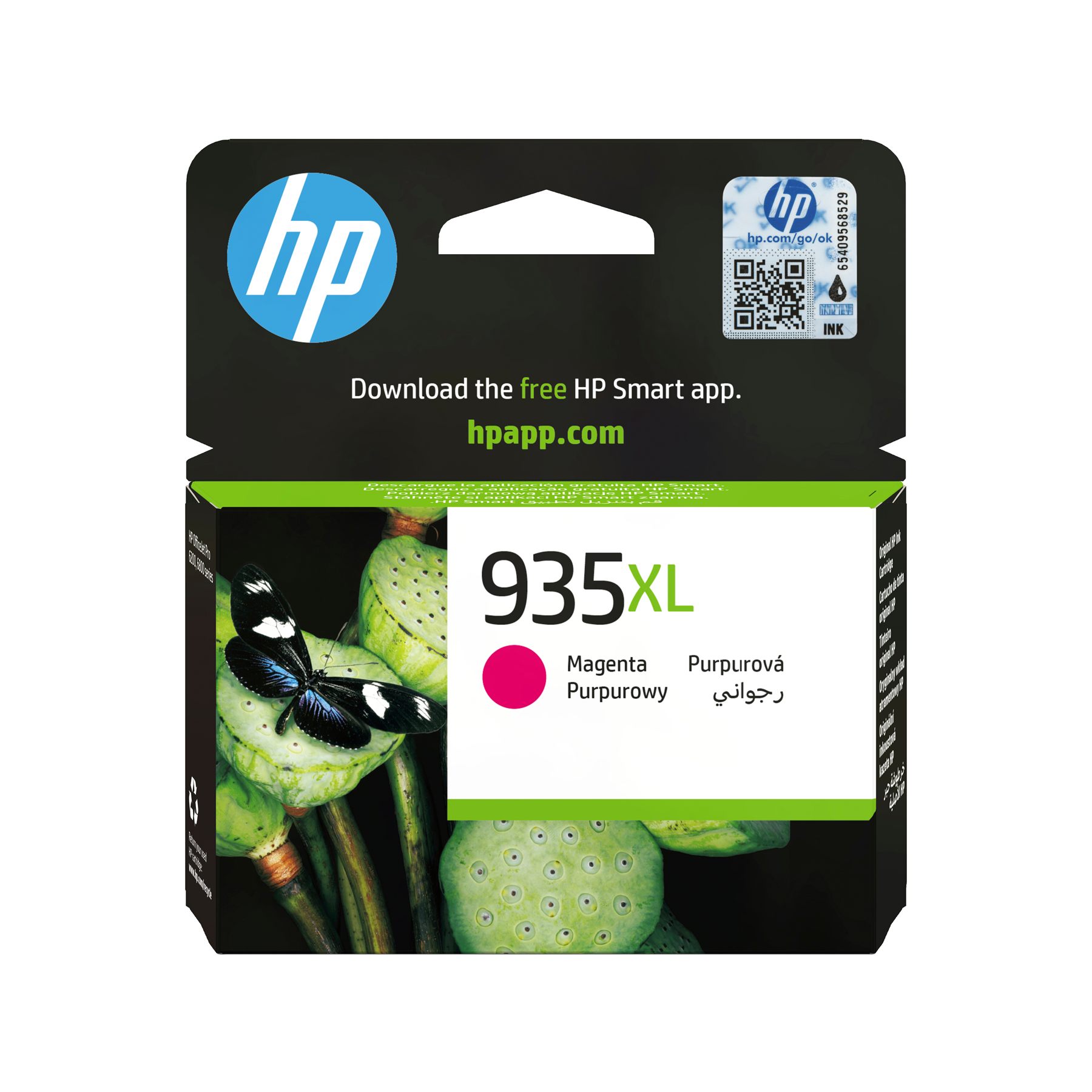 Cartucho De Tinta Original Hp Nº935 Xl Alta Capacidad/ Magenta