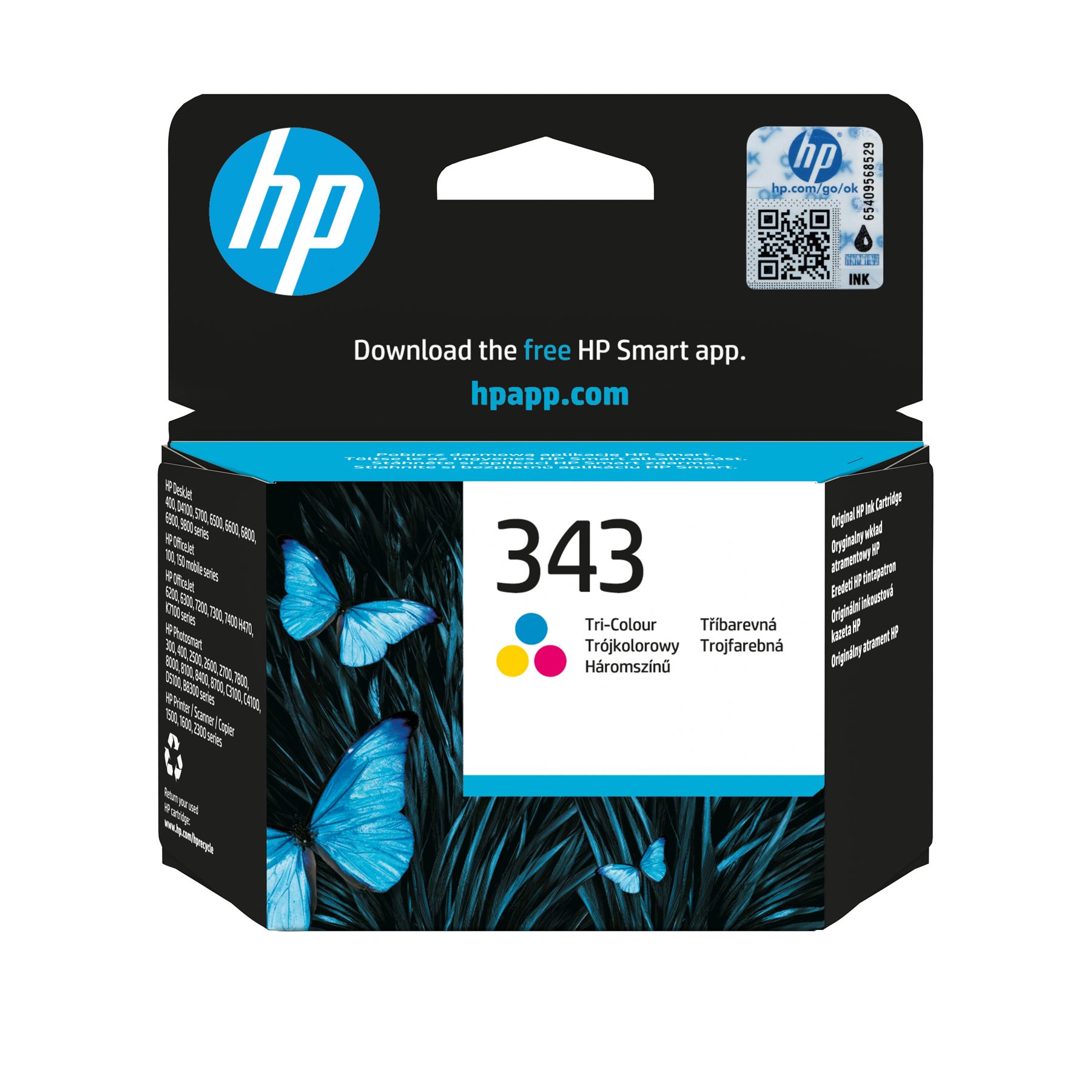 Cartucho De Tinta Original Hp Nº343/ Tricolor