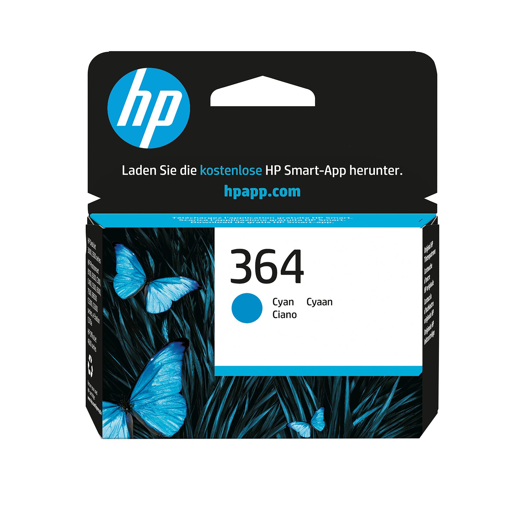 Cartucho De Tinta Original Hp Nº364/ Cian