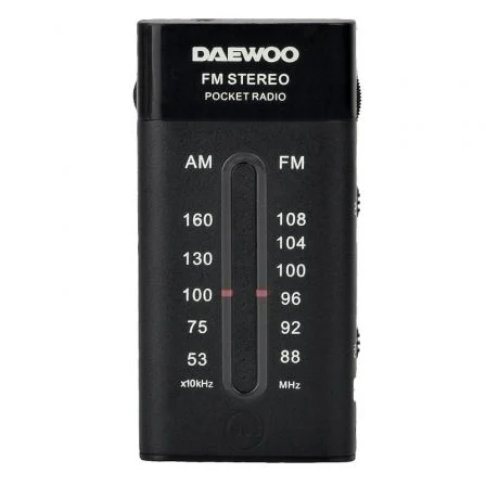 Radio Portátil Daewoo Dw1109/ Negra