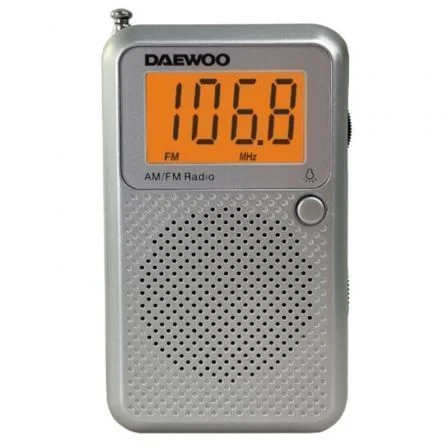 Radio Portátil Daewoo Dw1115/ Gris