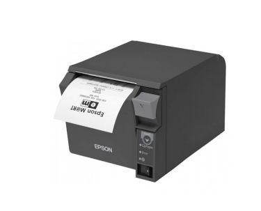 Impresora De Tickets Epson Tm-T70ii/ Térmica/ Ancho Papel 80 Mm/ USB-Ethernet/ Negra
