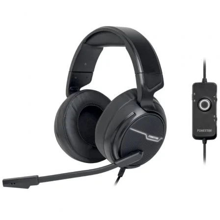 Auriculares Gaming Con Micrófono Fonestar Win-U/ Usb/ Negros