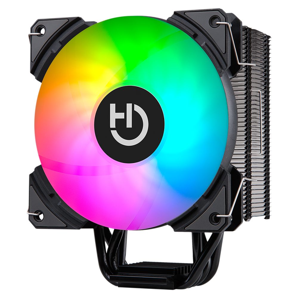 Ventilador Con Disipador Hiditec C12 Pwm Argb/ 12 Cm