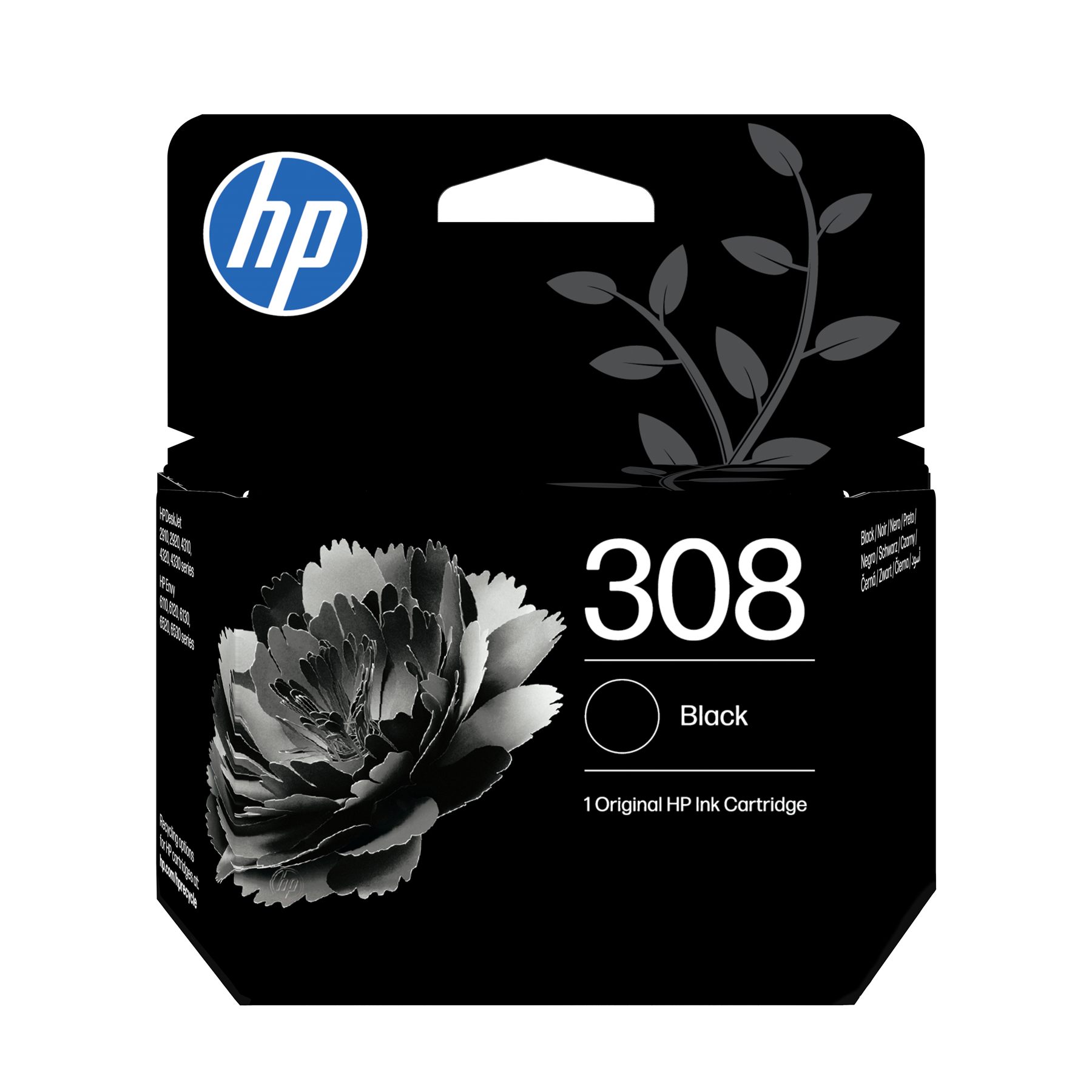 Cartucho De Tinta Original Hp Nº308/ Negro