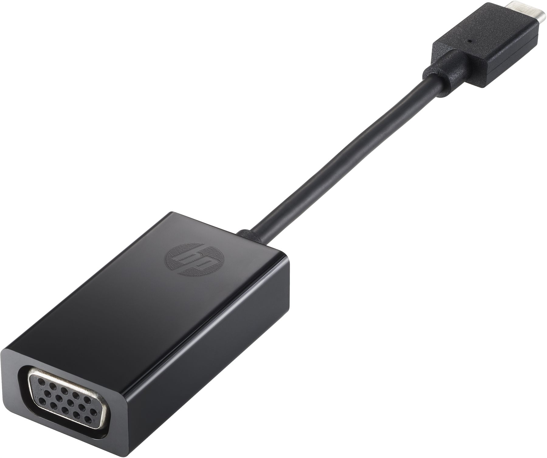 Conversor Hp 4Sh06aa/ USB Tipo-C Macho - Vga Hembra/ 7.6 Cm/ Negro