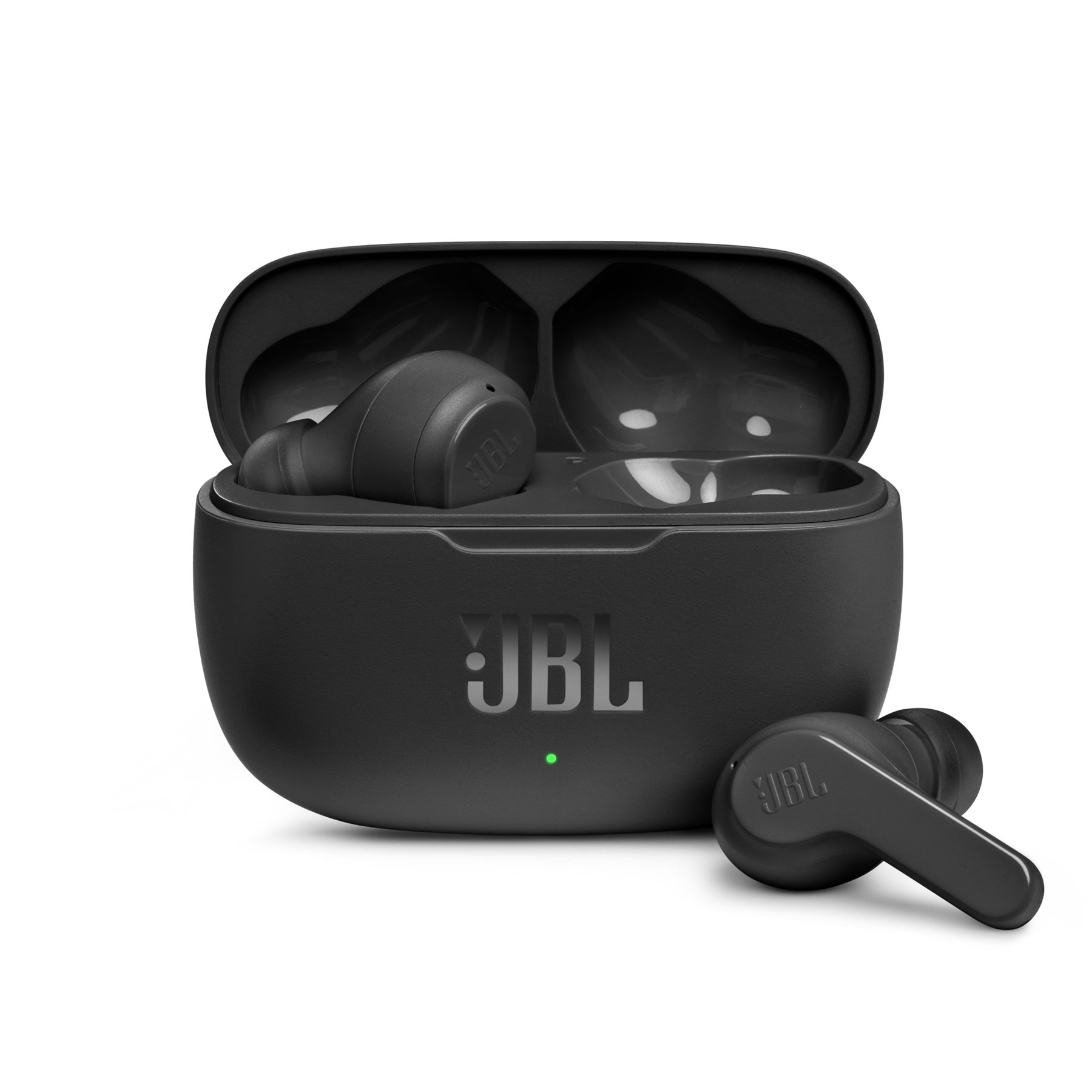 Auriculares Bluetooth Jbl Wave 200Tws Con Estuche De Carga/ Autonomía 5H/ Negros