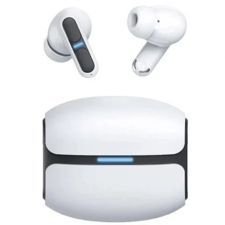 Auriculares Bluetooth Leotec Tws Gaming Nebula Fit Con Estuche De Carga/ Autonomía 7.5H/ Blancos