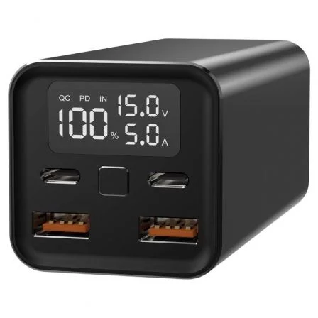 Batería Externa/Powerbank Leotec Powerbank 20000Mah Pd/ 65W/ Compatible Con Portátiles