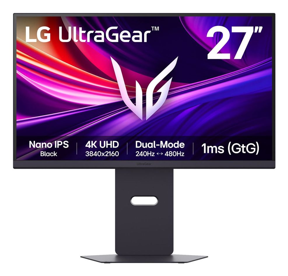 Monitor Gaming Lg Ultragear 27G850a-B 27"/ 4K/ 1Ms/ 240Hz/ IPS/ Regulable En Altura/ Morado Grisáceo