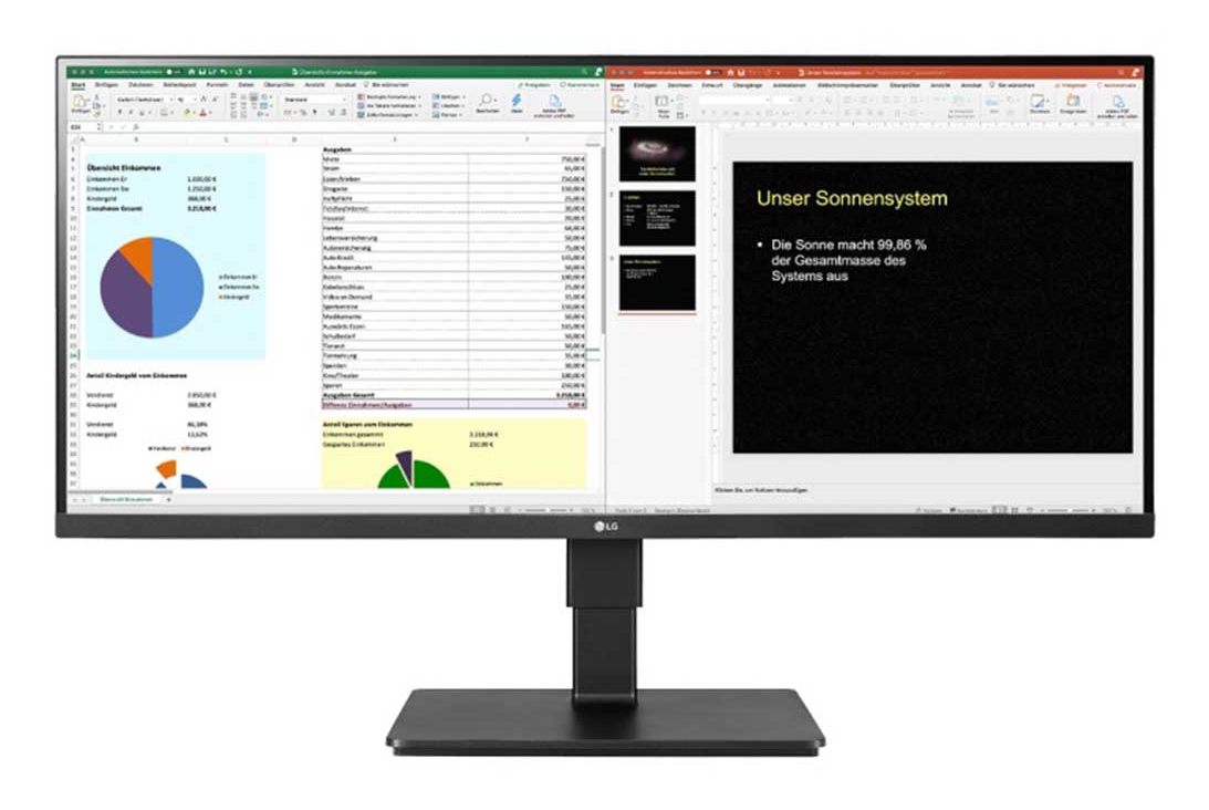 Monitor Profesional Ultrapanorámico Lg 34Br65f-B 34"/ Wfhd/ Multimedia/ Regulable En Altura/ Negro
