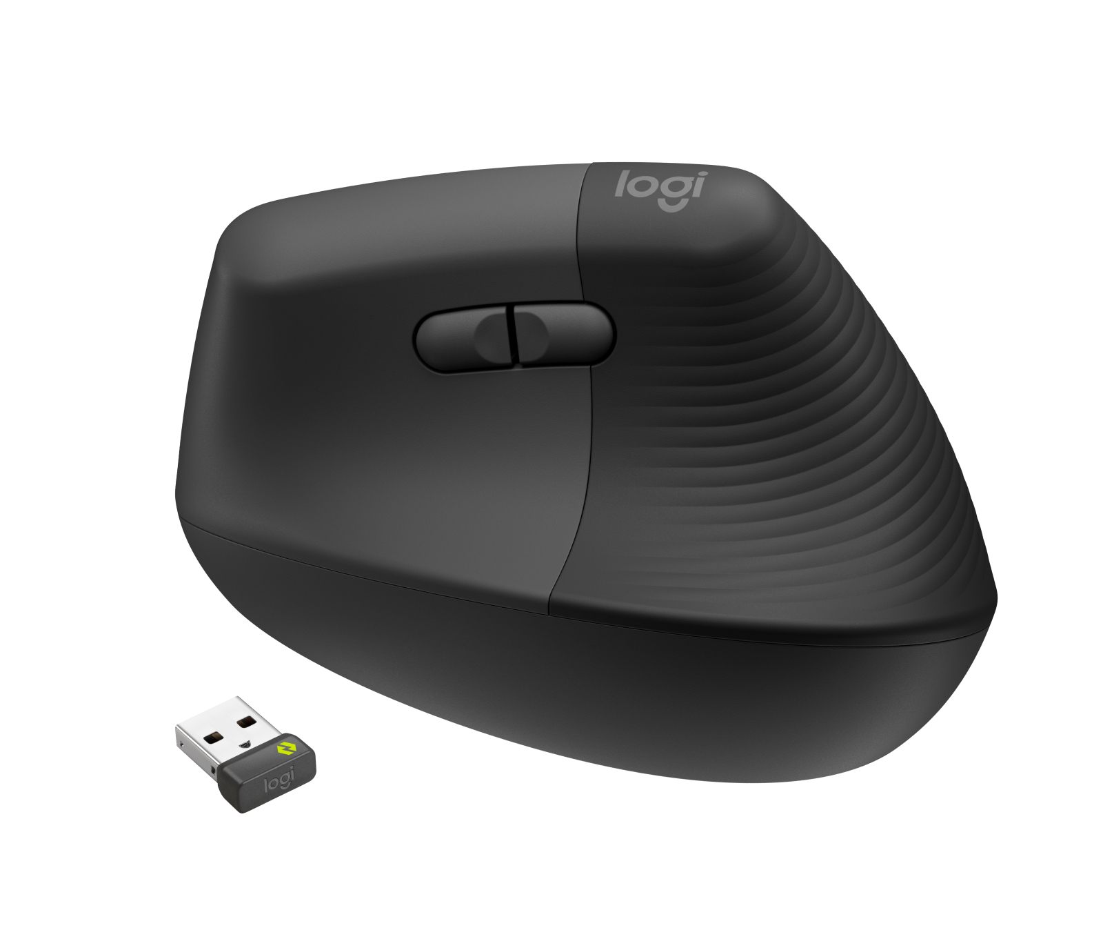 Ratón Vertical Inalámbrico Logitech Lift Vertical Ergonomic Mouse Business/ Hasta 4000 Dpi/ Grafito