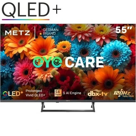 Televisor Metz Qled+ 55Mqf7500z 55"/ Ultra Hd 4K/ Smart Tv/ Wifi