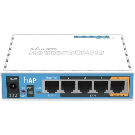 Switch Mikrotik Rb951ui-2Nd 5 Puertos/ Rj45 10/100/ Poe