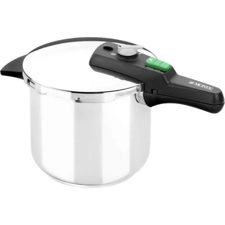 Olla A Presión Monix Quick M560001/ Ø22cm/ 4L/ Acero Inoxidable