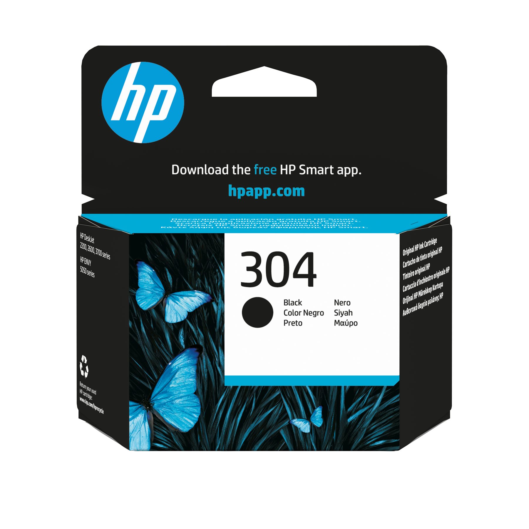 Cartucho De Tinta Original Hp Nº304/ Negro