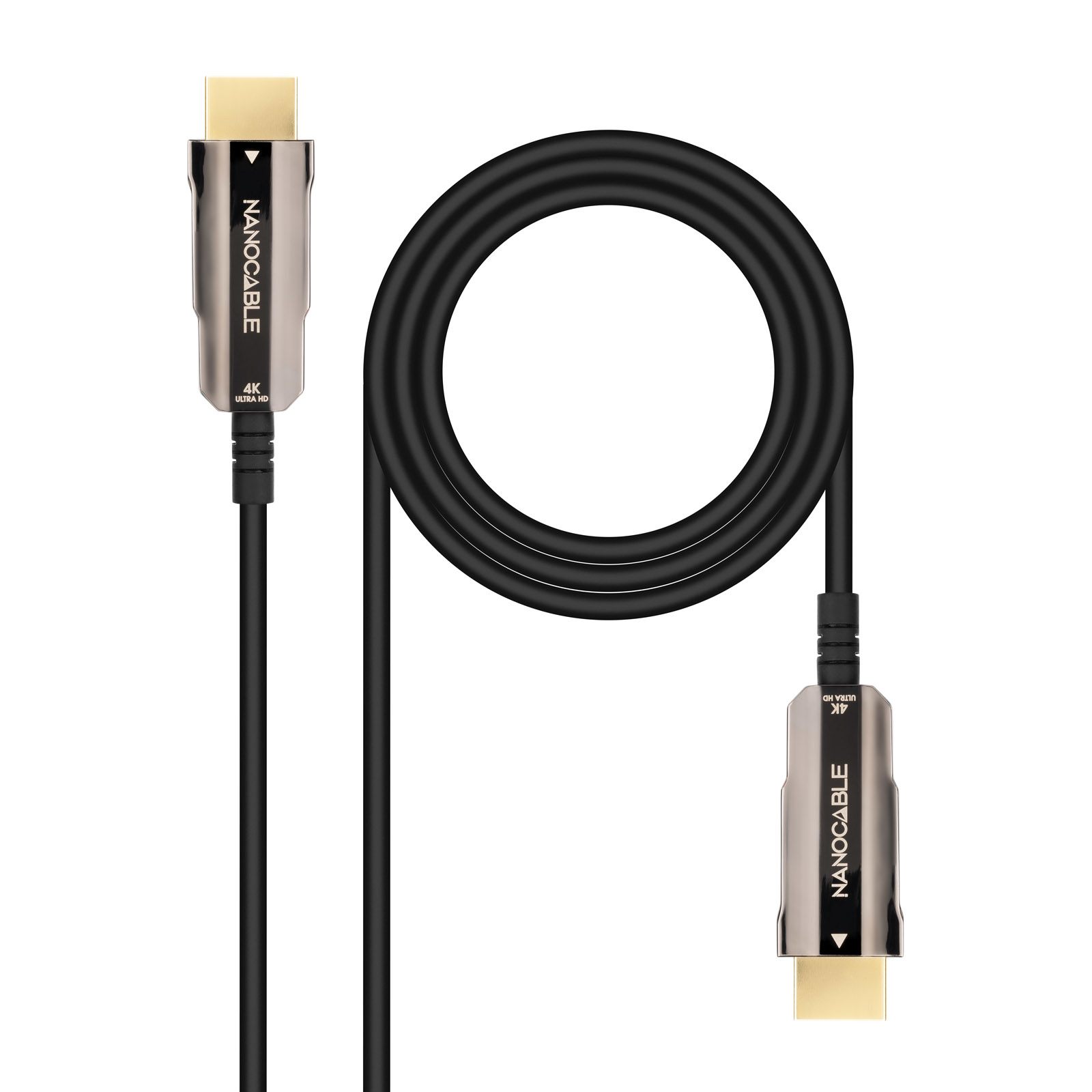 Cable HDMI 2.0 4K Nanocable 10.15.2010/ HDMI Macho - HDMI Macho/ 10M/ Negro
